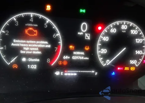 2023 Honda Civic Sport z USA, uszkodzony, nr VIN 2HGFE2F52PH523053